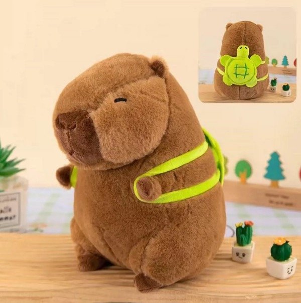 Producto - Peluche Capybara tortuga 60cm