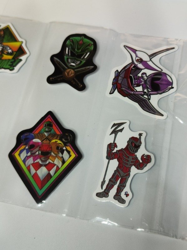 Producto - Pack Stickers / Power Rangers Lote N1 5 cm - 2