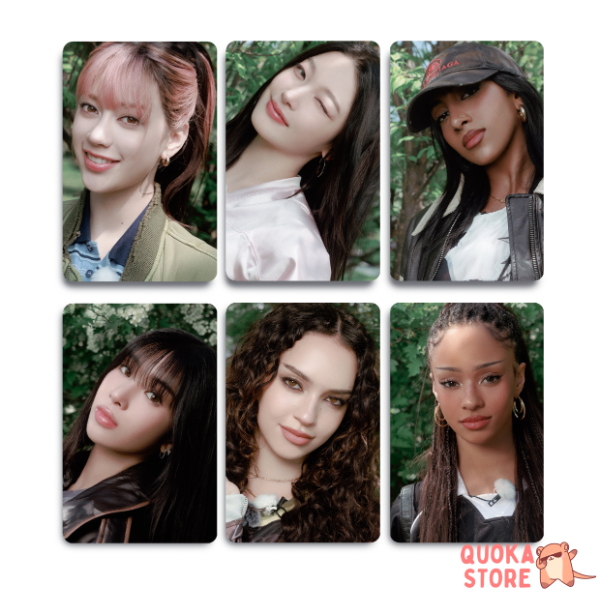 Producto - Set de 6 Photocards KATSEYE 'VIEWFINDER in Seoul'