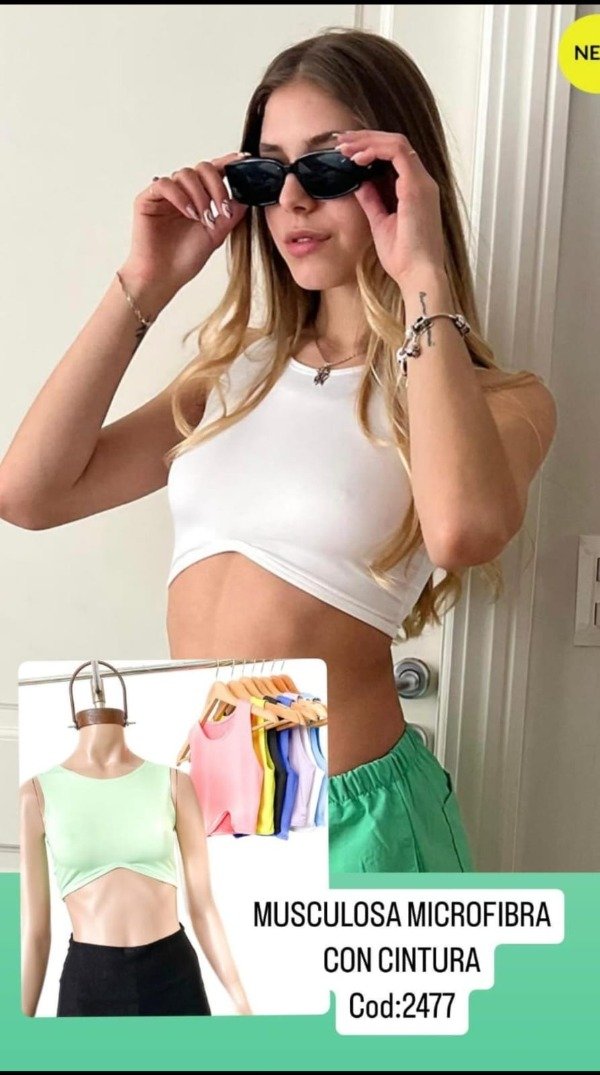 Producto - Top de fibrana. Cod 2477