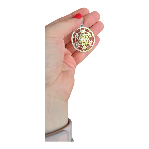 Producto - Dije Metatrón Acero Quirúrgico