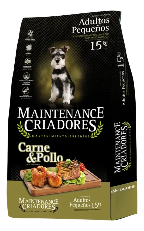 Producto - MAINTENANCE CRIADORES ADULTO SMALL CARNE Y POLO 15 KG