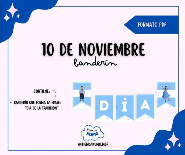 Producto - BANDERÍN DÍA DE LA TRADICIÓN- PDF