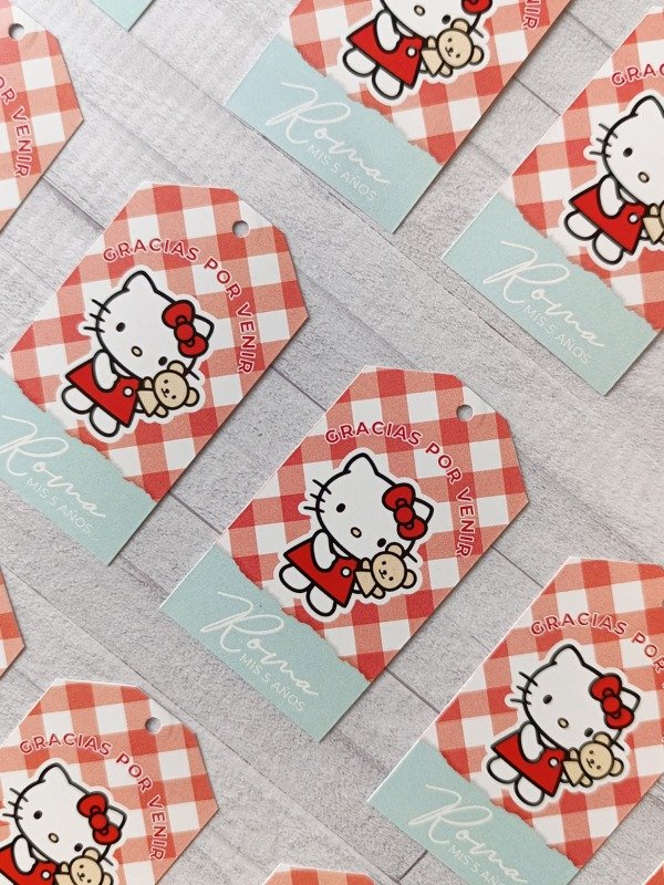 Producto - Tag Cumpleaños [Modelo Hello Kitty] - 2