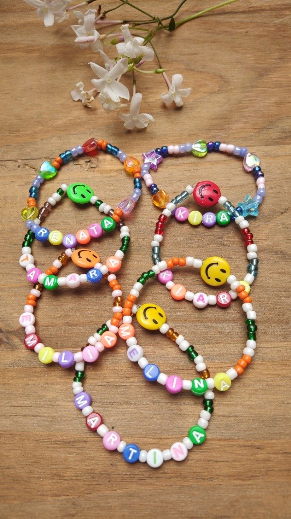 Producto - Pulseras con nombre Pack x 10 by Rós Loch - 0