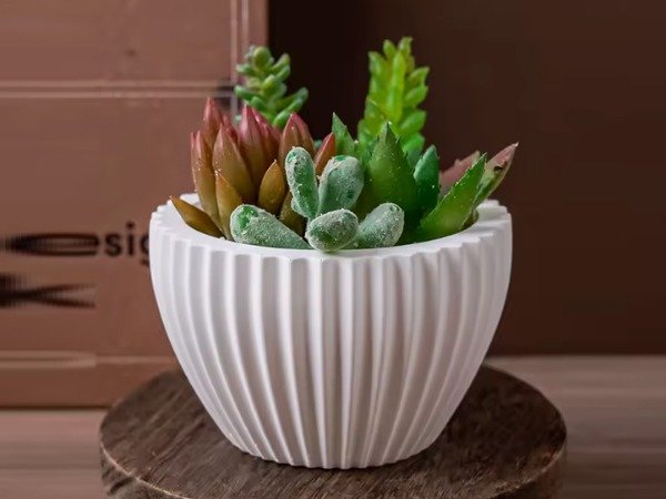 Producto - Molde porta vela rayado M2