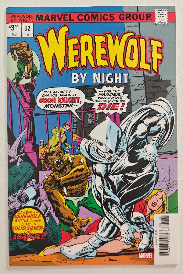 Producto - Werewolf by Night #32 (2021) - Reedición facsimil 1ra aparición de Moon Knight