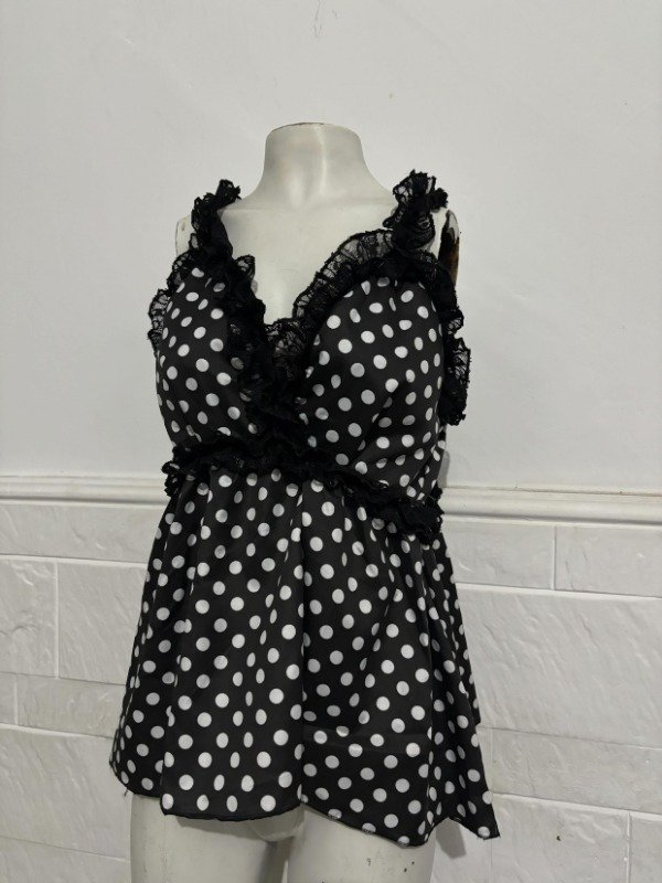 Producto - Top polka negro - 0