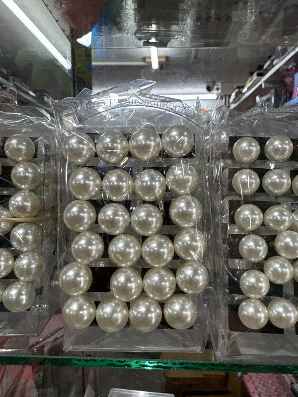 Producto - AROS PERLA GRANDE FANTASÍA x12 pares