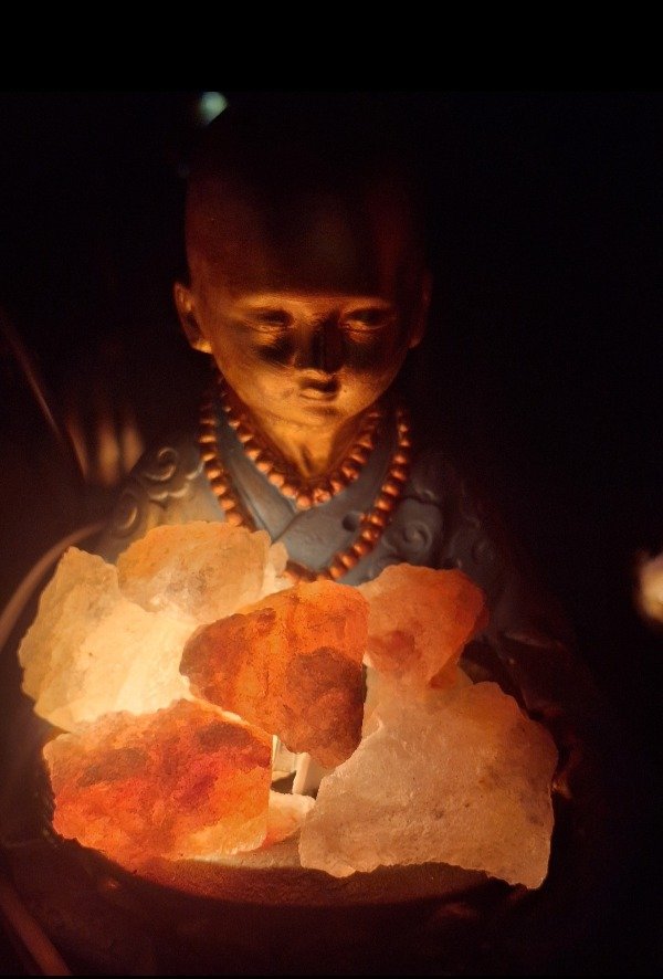 Producto - Lámpara de Sal Buda Meditación Mediano - 1