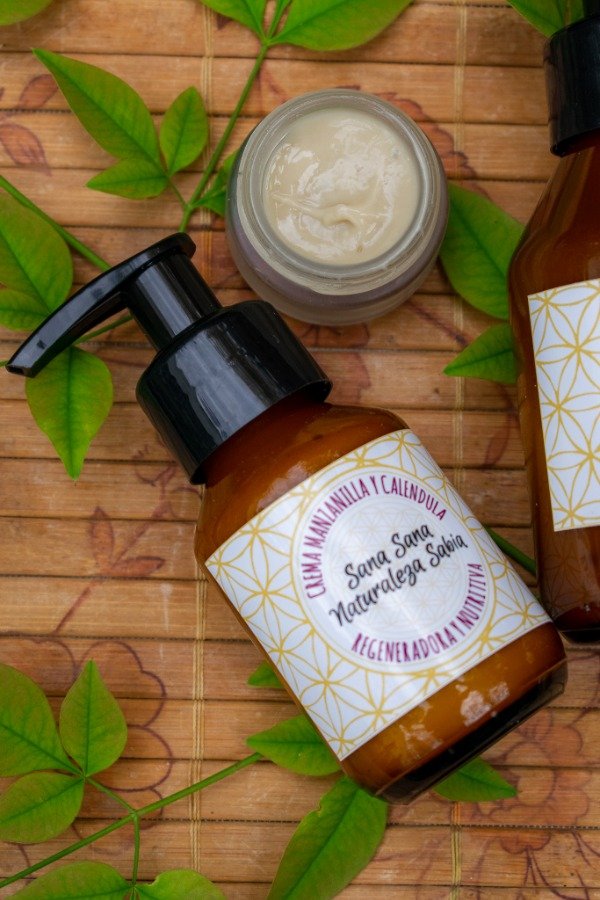 Producto - Crema de Manzanilla y Caléndula - corporal y manos