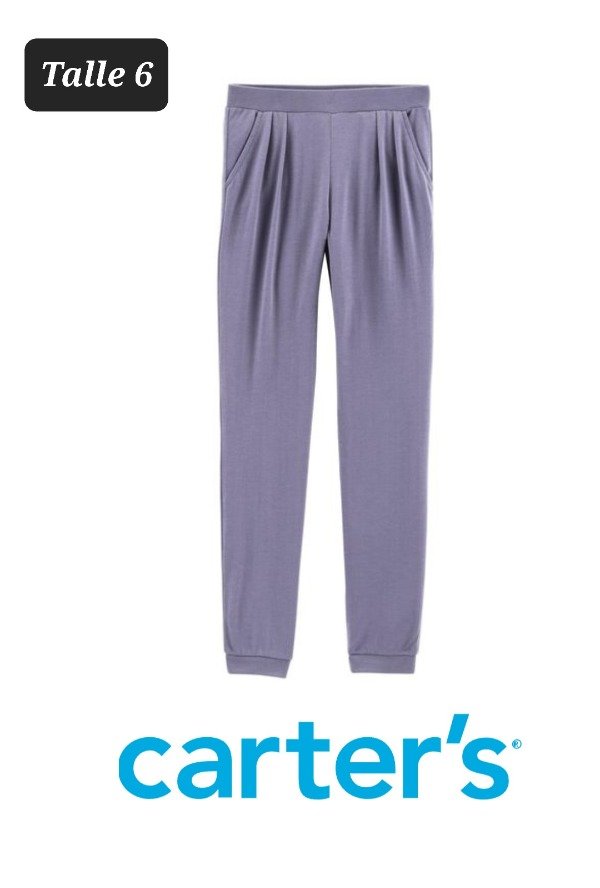 Pantalon algodon Carters talle 6 azul