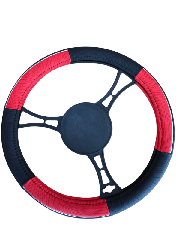 Producto - Cubre Volante 38cm Detalle Rojo