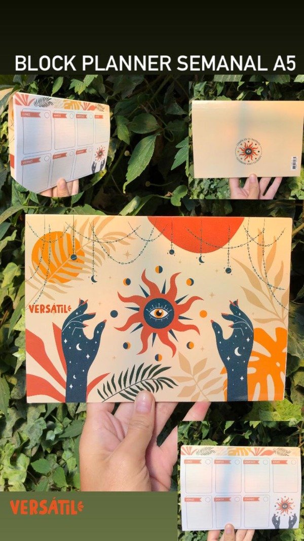 Producto - Block planner semanal A5 Místico