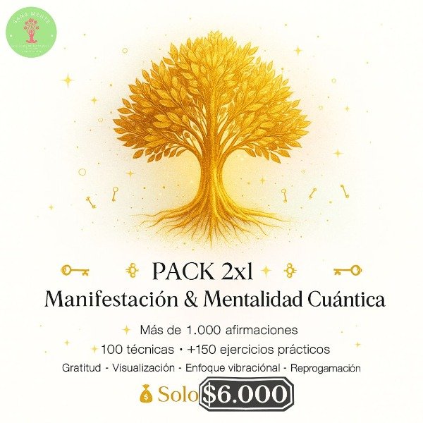 Producto - PACK 2x1 MANIFESTACION Y MENTALIDAD CUÁNTICA
