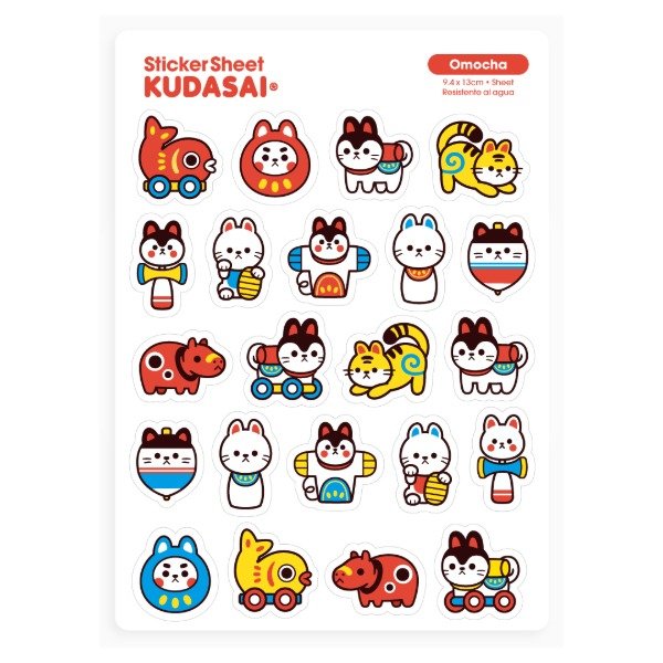Producto - Sticker Sheet - Omocha