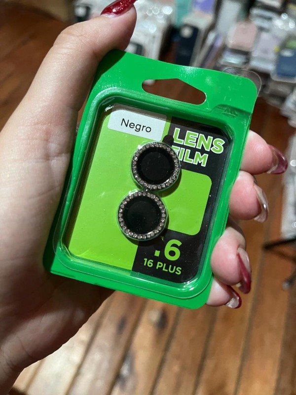 Producto - Iph 16 y iph 16 plus protector de camara straps negro