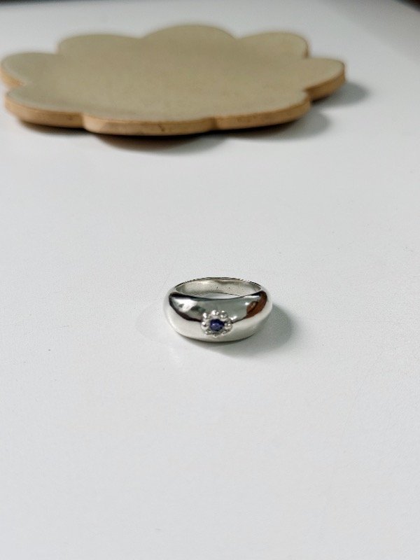 Producto - Anillo bombée fleur - 3