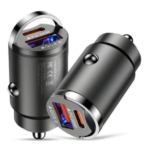 Producto - Cargador para auto - carga rápida 48w 18+30