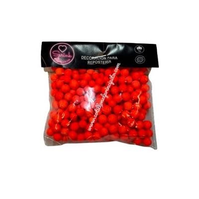 Producto - Perla Comestible x40grs NARANJA FLUOR