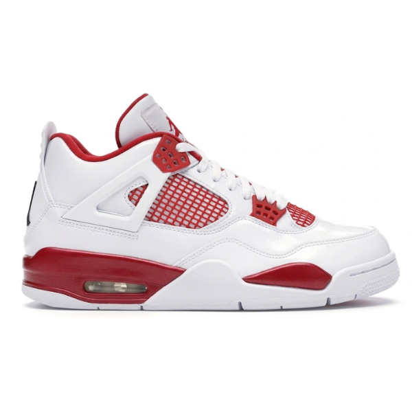 Producto - NIKE JORDAN RETRO 4 BLANCA Y ROJA