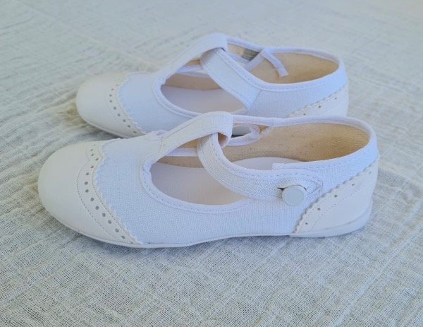 Producto - Guillerminas lona blancas - 1
