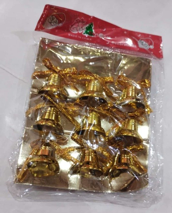 Producto - CAMPANAS NAVIDEÑAS  X9 3CM