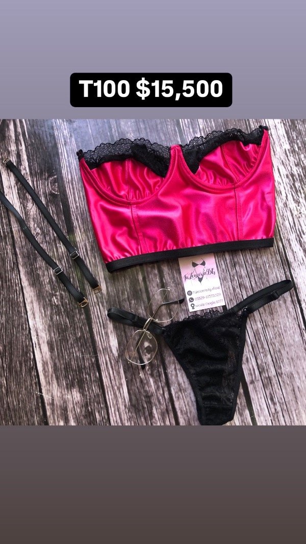 Conjunto corset con arcos