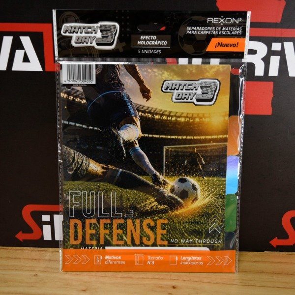 Producto - SEPARADOR DE MATERIAS REXON MATCH DAY 3 20686