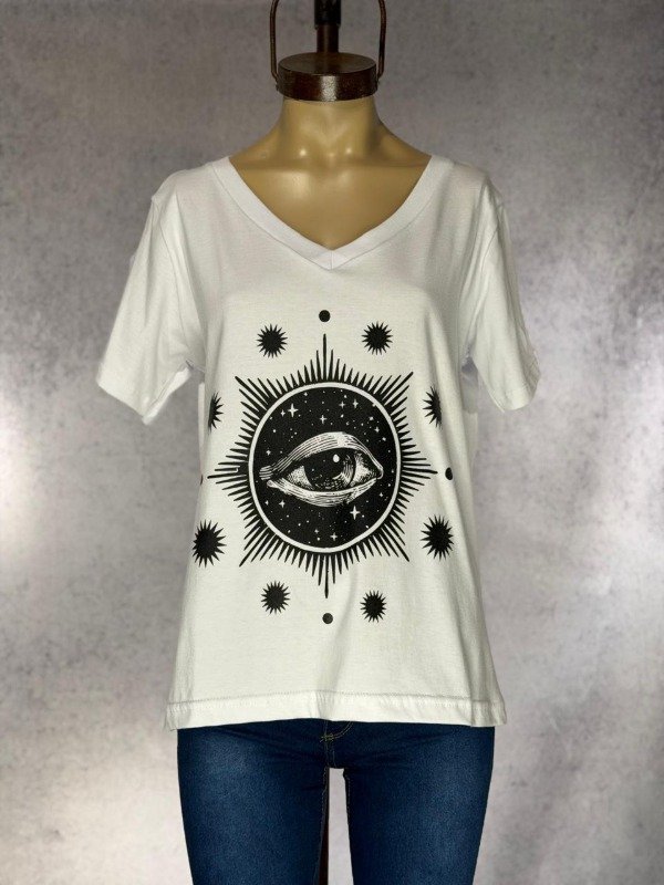 Producto - REMERA EYE BLANCA ALGODON