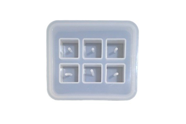 Producto - Molde 6 Dijes Cuadrados