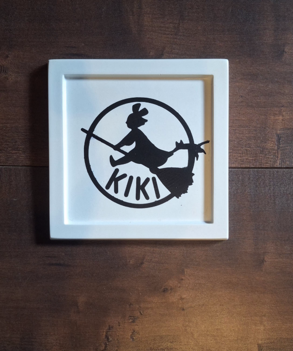 Producto - Posavasos Cuadrado Kiki y Jiji Studio Ghibli