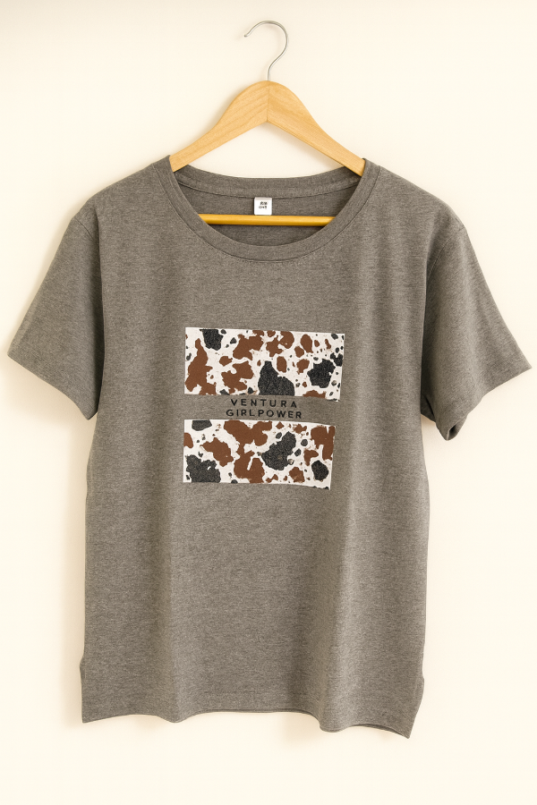 Producto - Remera Algodon Estampas con Brillo Talle 8 y 9