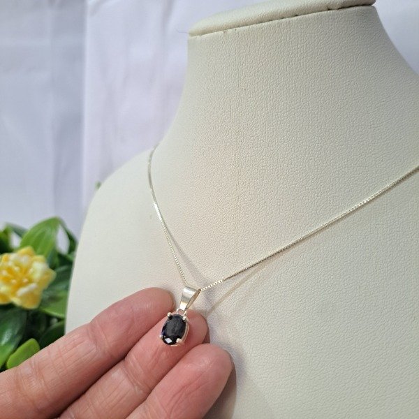 Producto - Dije o Collar Cubic Negro - 1