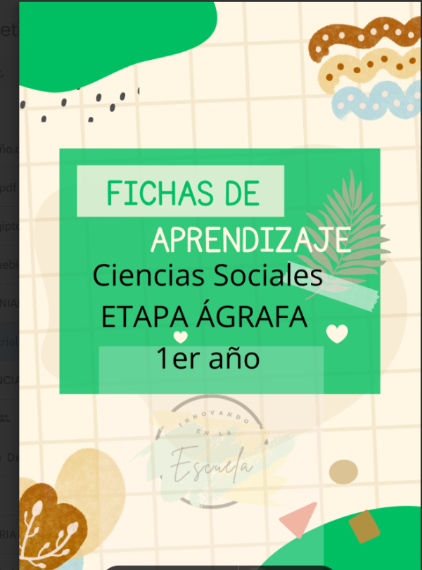 Producto - Fichas Etapa Ágrafa