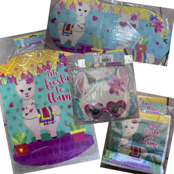 Producto - LLAMA LLAMITAS - Artículos para Cumpleaños -