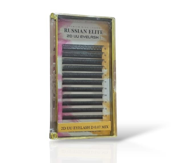 Producto - RUSSIAN ELITE 2D DOBLE U 0.07D - MIX Y LARGOS UNICOS