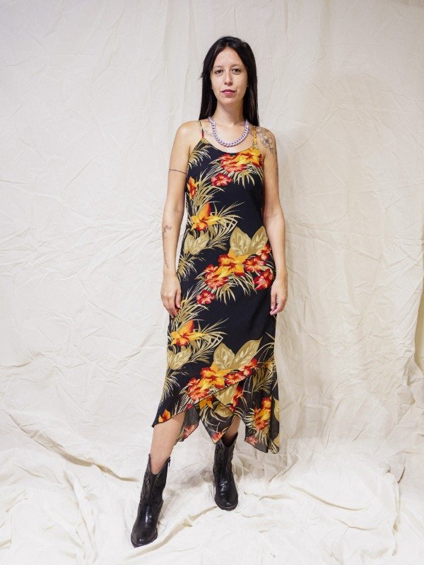 Producto - Vestido picos flores