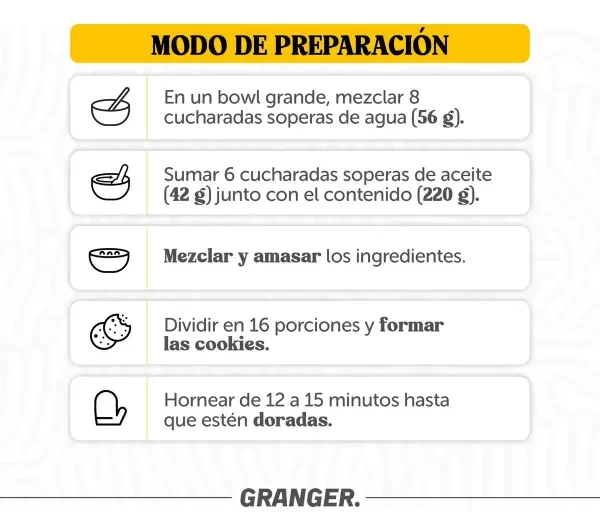 Producto - Cookies Proteincas GRANGER - 2