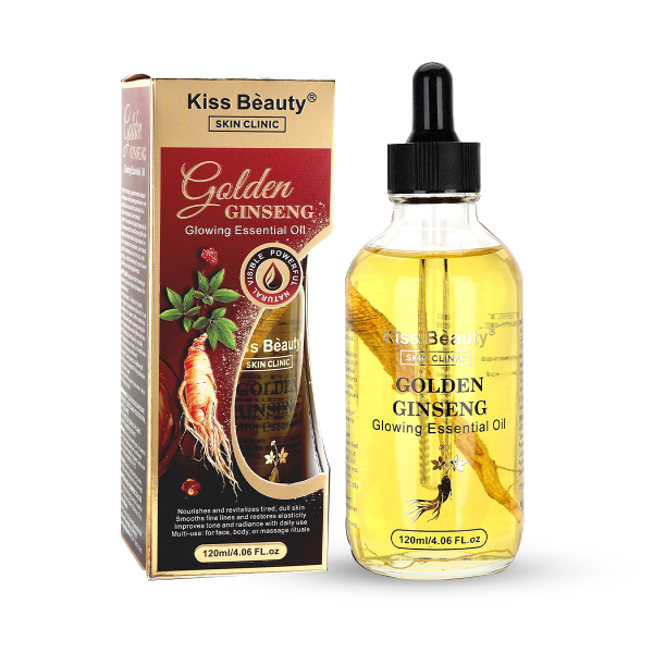 Producto - ACEITE DE GINSENG DORADO KISS BEAUTY 120ML
