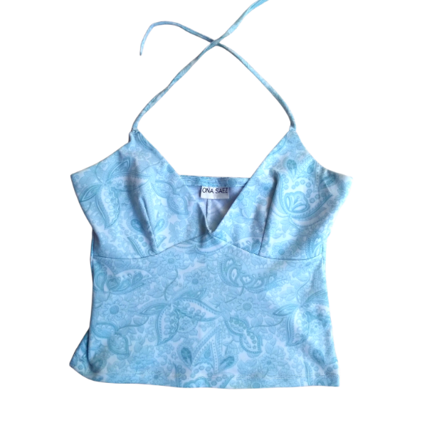 Producto - Blusa celeste vintage