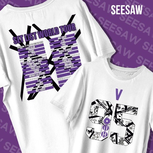 Producto - REMERA SET LIST AÑOS V