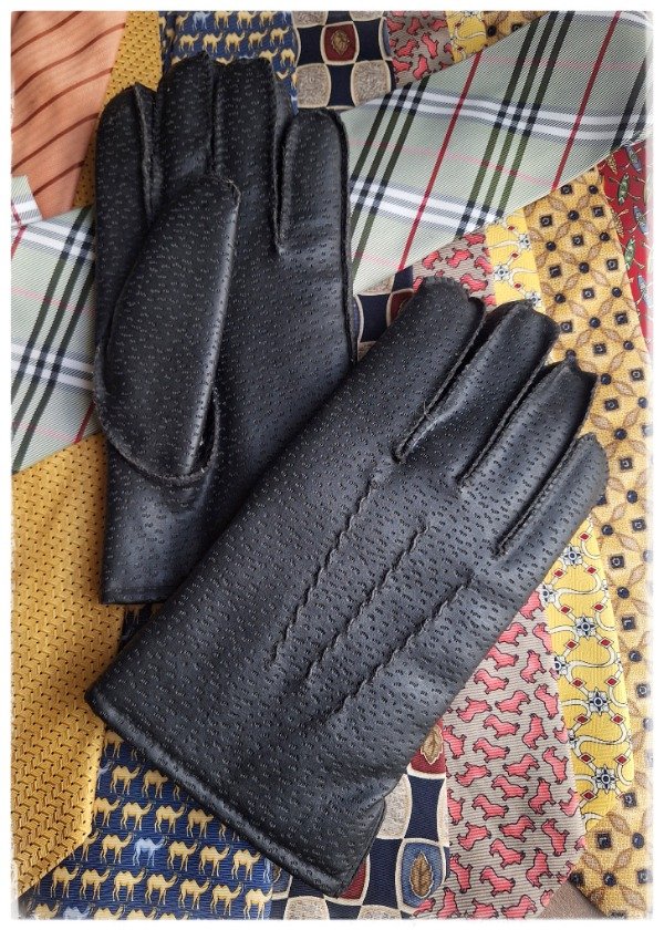 Producto - Guantes Masculino simil cuero negro