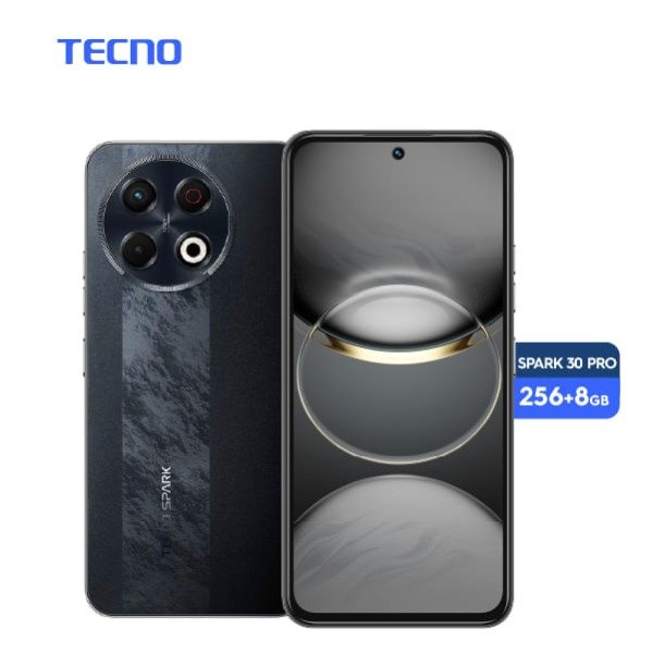 Producto - TECNO SPARK 30 PRO 256/8+8GB OBSIDIAN EDGE