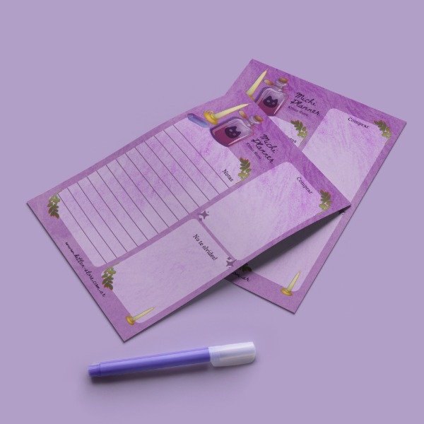 Producto - Planner imantado violeta