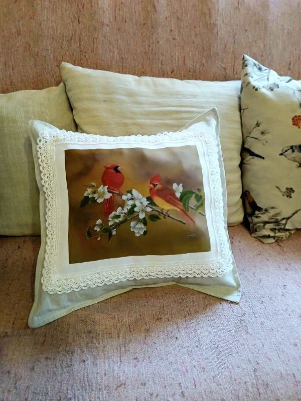 Producto - Funda de almohadon Cardenales