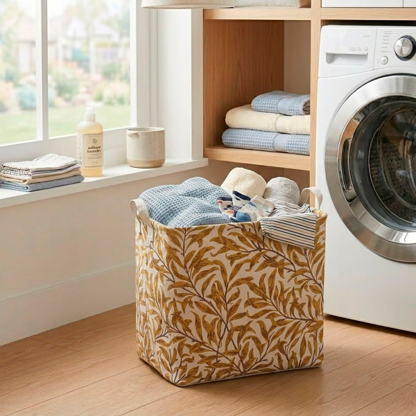 Producto - CESTO CANASTO ORGANIZADOR DE TELA PARA ROPA ESTAMPADO 43X41X49 - 0