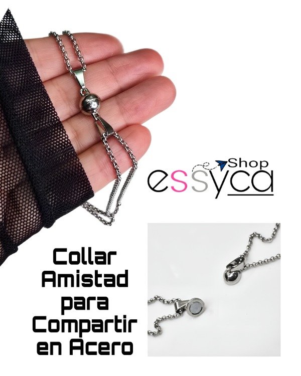 Producto - Collar Amistad para Compartir en Acero
