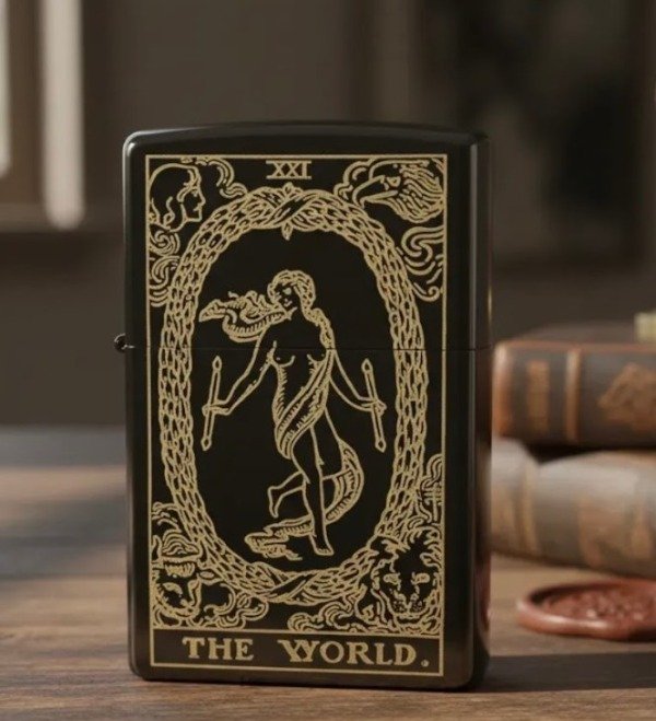 Producto - ENCENDEDOR RECARGABLE A BENCINA THE WORLD - 1