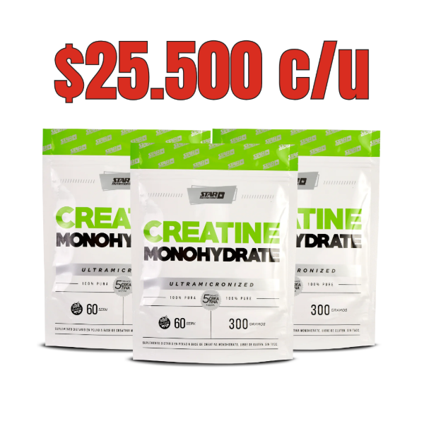 Producto - COMBO STAR NUTRITION - x3 CREATINA 300 GRS.